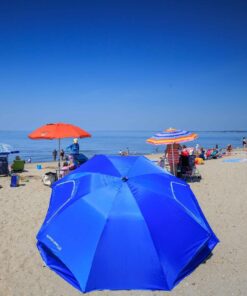 Sport-Brella Super-Brella SPF 50+ Sun and Rain Canopy Umbrella for Camping, Beach and Sports Events (8-Foot, Blue) 41 81b2HyqfcbL