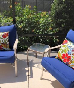 Greendale Home Fashions Deep Seat Cushion Set, Marine 34 81b2ZJ4MCzL