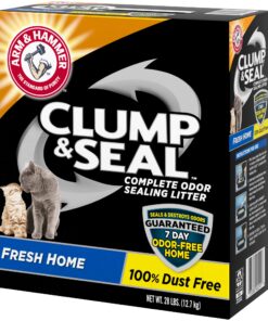 Arm & Hammer Clump & Seal Cat Litter, Fresh Home Scent 28lb 28-lb 31 81b2mLiIeL