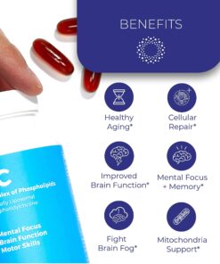 BodyBio Brain Supplement 8 oz - Pure Phospholipid Complex for Healthy Aging | Nootropics Booster | Enhance Focus, Memory, Cellular Repair Phosphatidylcholine for Increased Bioavailability 8 Fl Oz (Pack of 1) 11 81b3lMnxAdL