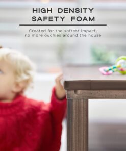 Bebe Earth Baby Proofing Edge and Corner Guard Protector Set, 20.4 ft, Coffee Brown 20 Feet + 8 Corners 29 81b3vwhOeCL