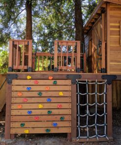 Safe Kidz Cargo Climbing Net, 100% Polyester Rope Ladder, 96" L x 30" W + Drill Bit & Instructions Regular 32 81b50UZ1DFL