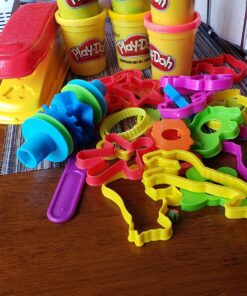 Play-Doh Fun Factory Deluxe Set, 6 Cans, 31 Tools, Kids Ages 3 and Up (Amazon Exclusive) 17 81b56OWNhwL