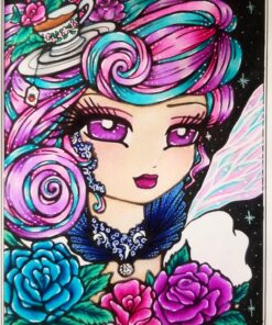 Mermaids, Fairies, & Other Girls of Whimsy Coloring Book: 50 Fan Favs 82 81b582Y9ZPL