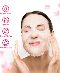 Hada Labo Tokyo Anti-Aging Facial Sheet Mask, with Super Hyaluronic Acid, Collagen, Soy Peptides & Vitamin E, Spa Face Mask Reduces Fine Lines & Wrinkles, Firms & Hydrates, 4 ct 20 81b7NV I6bL