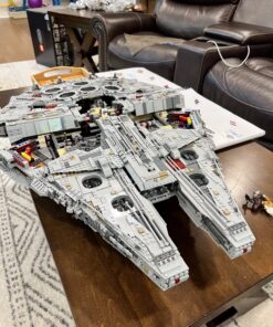 LEGO Star Wars Ultimate Millennium Falcon 75192 - Expert Building Set and Starship Model Kit, Movie Collectible, Featuring Classic Figures and Han Solo's Iconic Ship, Best Gift for Adults 81 81b9SljvtPL