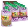Plum Organics Mighty 4 Organic Toddler Food - Strawberry, Banana, Greek Yogurt, Kale, Amaranth, and Oat - 4 oz Pouch (Pack of 12) - Organic Fruit and Vegetable Toddler Food Pouch Strawberry, Banana, Greek Yogurt, Kale, Amaranth & Oat 4 Ounce (Pack of 12) 18 81b9vVBE93L