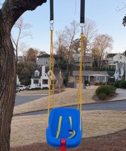 Tree Swing Hanging Straps Kit, Heavy Duty Holds 2200LBS 5FT Extra Long, with Safer Lock Snap Carabiners & Carry Pouch Bag 5 ft 37 81bBj2EPH4L