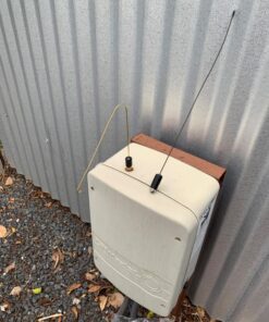 Antenna with Coaxial Connection F Connector for use with Gate receiver 8" long and a protective rubber, Silver, 8 Inch 7 81bC0mQjqKL