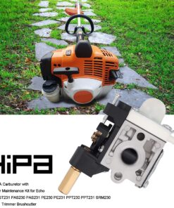 Hipa SRM 230 Carburetor RB-K70A for Echo SRM230 PE230 PAS230 SRM231 PE230 PE231 GT230 GT231 PAS230 PAS231 PPT230 PPT231 SRM230S SRM230U SRM231S SRM231U Trimmer w Tune-up kit RB-K75 19 81bColdokL