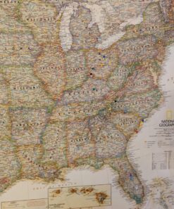 500 Pieces Map Push Pins Map Tacks Plastic Round Head Tacks with Steel Points, 1/8 Inch, 10 Colors 1/ 8 Inch 22 81bEUMaoUsL