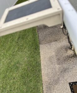 InnoGear Solar Gutter Lights, 24 LEDs Solar Motion Sensor Lights IP65 Waterproof Solar Outdoor Lights Solar Wall Lights Security Lighting for Yard Porch Patio, Pack of 4 40 81bFTgEkjgL