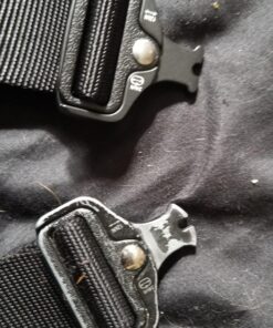 FAIRWIN Men's Tactical Belt, Rigger Belt, Utility Web Nylon Novelty Work Belt for Men Black S(Waist 30''-36''Width 1.5'') 25 81bGhQW5VbL