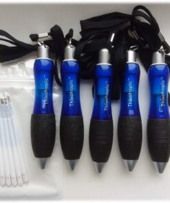 Super Big Fat Pens for Arthritis, Black Ink, Blue body (pack of 5 pens + 5 Extra Ink Refills) Black Ink / Blue Body 20 81bHBj0B0LL