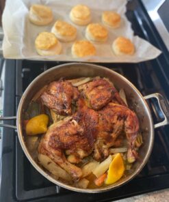 Cuisinart Stainless Steel, 5.5 Quart Sauté Pan w/ Cover, Helper Handle, Chef's Classic, 733-30H 25 81bHZ1yRSLL