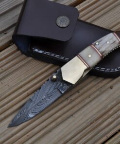 Perkin - Handmade Damascus Pocket Knife - Beautiful Folding Knife 11 81bIpdUKLaL