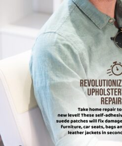 MastaPlasta Self-Adhesive Premium Leather Repair Patch - Tan 8" x 4" (20 x 10 cm). Instant Upholstery-Quality Patches for Sofas, Car Interiors, Bags, Vinyl & More 8in x 4in D Tan Leather 20 81bJEA44 NL