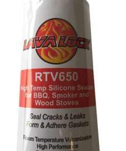 LavaLock RTV 650 F BBQ Grill Smoker Sealer Hi Temp Silicon Adhesive 3 oz. (2.8 Fluid Ounce) 17 81bKQKP58HL