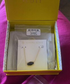 Kendra Scott Elisa Pendant Necklace for Women, Fashion Jewelry, 14k Gold-Plated GOLD - BLACK 10 81bKc5P7qL