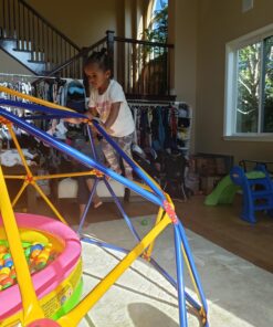 EASY OUTDOOR Space Dome Climber – Rust and UV Resistant Steel – 1000 lb. Capacity – for Kids Ages 3 to 9 42 81bMSrD9T2L