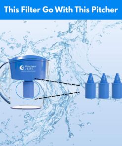 Pitcher of Life Alkaline Water Pitcher Replacement Filters - 3 Pack 4 81bN7Cke3iL