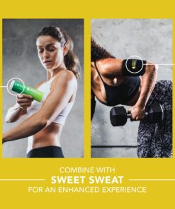Sports Research Sweet Sweat Arm Trimmers for Men & Women | Increases Heat & Sweat Production to The Bicep Area Yellow Large 27 81bNbOQrxfL