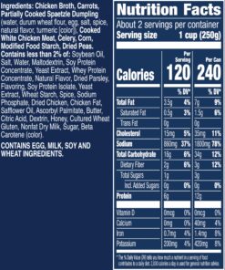 Progresso Rich & Hearty, Hearty Chicken Pot Pie Style with Dumplings Canned Soup, 18.5 oz. (Pack of 12) 11 81bNkqdVThL