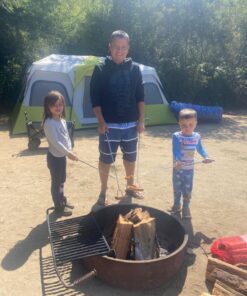 Marshmallow Roasting Sticks kit-Telescoping Stainless Steel Cookware Set Forks for Smores & Best Camping Accessories for Kids Over Campfire & Hot Dog Fire Pit Cooking 42 81bNl76HYhL