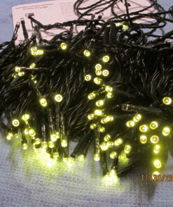 VMANOO Solar Christmas Lights 72 Feet 22 Meter 200 LED 8 Modes Fairy String Lights for Outdoor, Gardens, Homes, Wedding,Party,Lawn,Tree,Gift,Waterproof(Warm White) 1 PACK Warm White 35 81bOTWsVU L