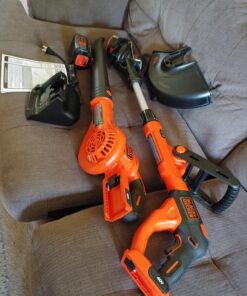 BLACK+DECKER 40V Max Cordless Sweeper & String Trimmer Combo Kit (LCC340C) 20V Sweeper & String Trimmer Combo Kit 33 81bPd7 pBbL 1