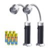 BBQ Grill Light Grilling Accessories for Outdoor, Magnetic Barbecue LED Night Lamp Flexible Gooseneck Cool Traveler Supplies Lighter, Men Dad Gift Pellet Smoker Griddle Gadget Black 23 81bQ4P6Ak8L