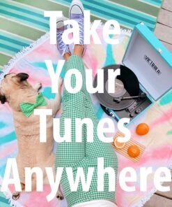 Victrola Vintage 3-Speed Bluetooth Portable Suitcase Record Player with Built-in Speakers | Upgraded Turntable Audio Sound| Includes Extra Stylus | Turquoise, Model Number: VSC-550BT-TQ 27 81bS4IbYsHS