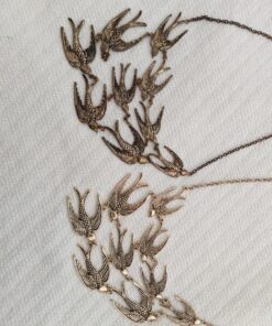 Jane Stone Vintage Swallow Fashion Collar Necklace Bib Statement Jewelry for Women Antique Bronze 22 81bSZI8klL