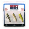 Rebel Lures Pop-R Topwater Popper Fishing Lure Triple Threat 3 Pack Pop-r (1/4 Oz) 18 81bSmIJRCL