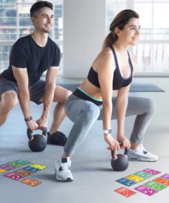 Stack 52 Kettlebell Exercise Cards. Workout Playing Card Game. Video Instructions Included. Learn Kettle Bell Moves and Conditioning Drills. Home Fitness Training Program. 2019 Mega Pack 13 81bU36zyfWL