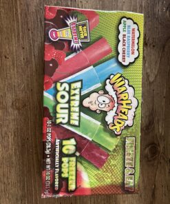 Warheads, Fat Free Freezer Pops, Assorted Flavors, Extreme Sour ,12 Boxes,10 - 1 oz pops per box,1 Ounce (Pack of 120) 1 Ounce (Pack of 120) 23 81bWlZEEMNL