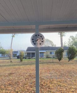 Springfield Indoor Outdoor Big Bold Thermometer, 8.5 Inch, White 50 81bXOTRs7SL