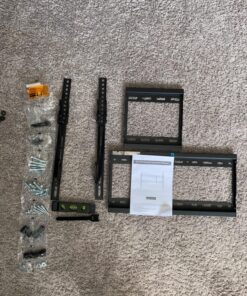 Pipishell UL Listed Tilt TV Wall Mount Bracket Low Profile for Most 37-75 Inch LED LCD OLED Plasma Flat Curved TVs, Large Tilting Mount Fits 16"-24" Wood Studs Max VESA 600x400mm Holds up to 132lbs 47 81bXggbiMdL