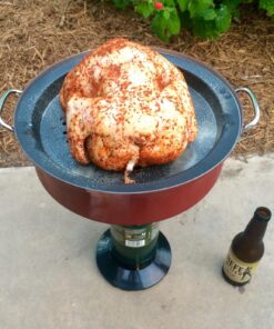 Nordic Ware Indoor/Outdoor Kettle Smoker, 7 by 13 inches, Red 57 81bZCwx2ucL