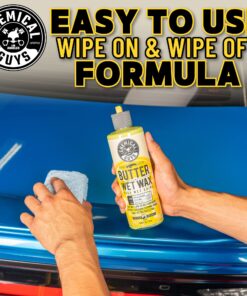 Chemical Guys WAC_201_16 Butter Wet Wax, Deep Wet Shine for Cars, Trucks, SUVs, RVs & More, 16 fl oz, Banana Scent 16 oz 34 81bZRm5DnbL 1