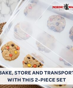 Alternative view of Nordic Ware Natural Aluminum Commercial Baker's Half Sheet with Lid