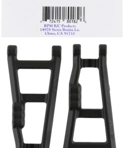 Alternative view of RPM 80182 Rear A-Arms Black E-Monster Jam, Rustler, Stampede Black