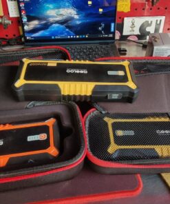 GOOLOO GP4000 Jump Starter Box 4000A Peak Car Starter (All Gas,up to 10.0L Diesel Engine) SuperSafe 12V Lithium, Auto Battery Booster Pack,Portable Power Bank with USB Quick Charge and Type C Port Yellow 43 81bfu1inDQL