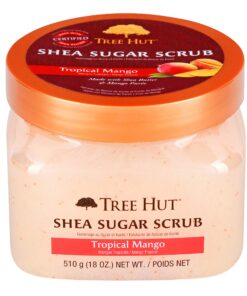 Tree Hut Shea Sugar Scrub Tropical Mango, 18oz, Ultra Hydrating and Exfoliating Scrub for Nourishing Essential Body Care Mango Puree 1.12 Pound (Pack of 1) 40 81bhpEBEKhL