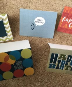 Canopy Street Snappy Birthday Cards / 36 Note Cards And Envelopes / 6 Colorful Birthday Designs / 4 5/8" x 6 1/4" Birthday Greeting Cards With Blank Inside 27 81bjPz1xCdL