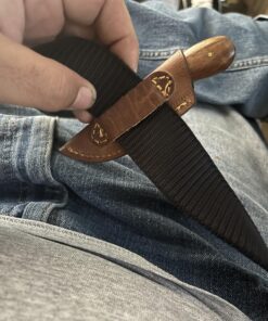 Szco Supplies 4.75” Small Slim Skinner Patch Outdoor Hunting Knife with Brown Leather Sheath (DH-7990) 36 81bjgrcQvNL