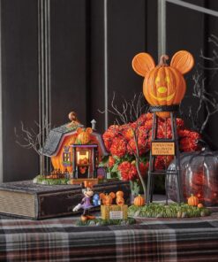 Alternative view of Department 56 Disney Village Halloween Pumpkintown Accessories Mickey Mouse Minnie Picks a Winner Figurine, 3 Inch, Multicolor