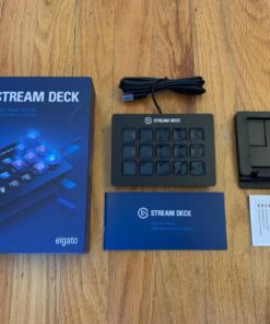 Elgato Stream Deck Classic - Live production controller with 15 customizable LCD keys and adjustable stand, trigger actions in OBS Studio, Streamlabs, Twitch, YouTube and more, works with PC/Mac 56 81bo9AWhuHL