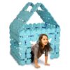 Fort Boards - Fort Building Kit | Jumbo Blocks Kids Toy | 90 Piece Set: Light Blue 18 81bp69oKmsL