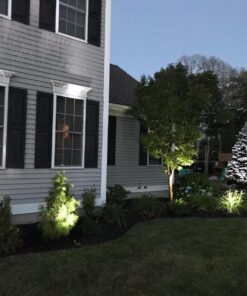 InnoGear Solar Lights for Outside, Solar Lights Outdoor Waterproof Solar Garden Yard Spot Lights Spotlight Pathway Landscape Lighting Wall Light Auto On/Off, Pack of 2 (White) White 57 81bq1ceSunL